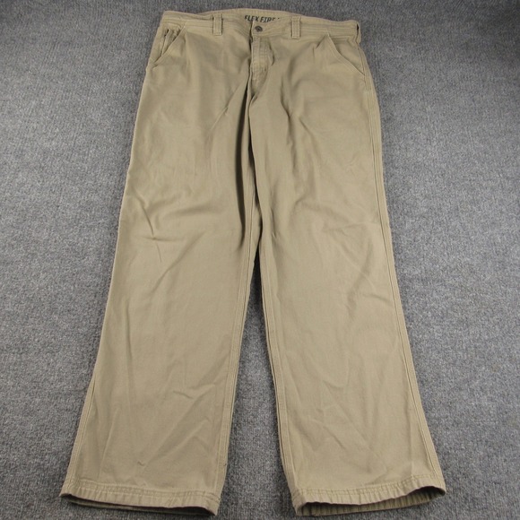 Duluth Trading Co Other - Duluth Trading Co Pants Mens 38x34 Flex Fire Hose Tan Relaxed Fit Workwear